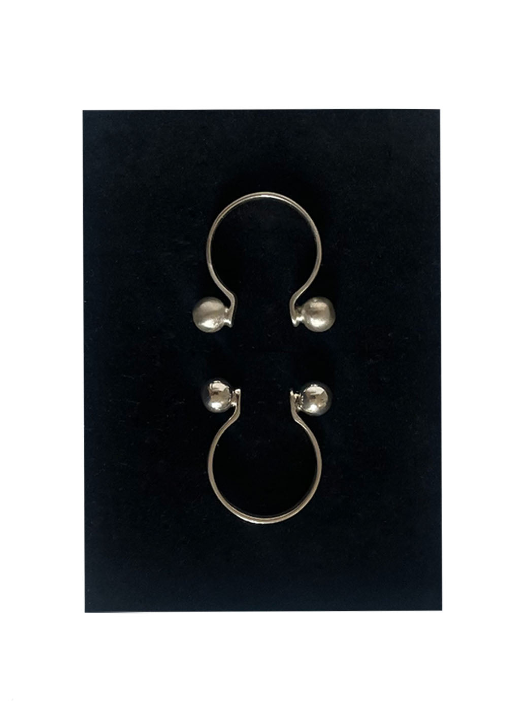 ASHED PIERCING OPEN RING