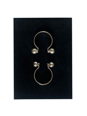 ASHED PIERCING OPEN RING