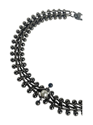 AURA PEARL DARK CHOKER