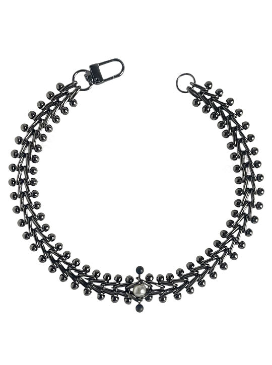 AURA PEARL DARK CHOKER