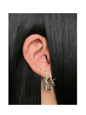 BARBED WIRE EARRINGS